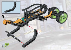 LEGO 8305 instructions page 66 – build guide