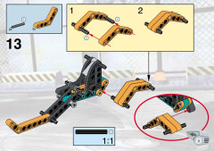 LEGO 8305 instructions page 9 – build guide