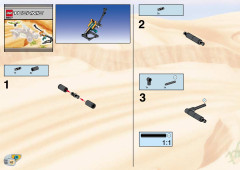 LEGO 8307 instructions page 62 – build guide