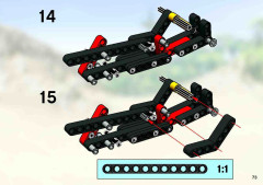 LEGO 8353 instructions page 73 – build guide
