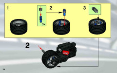 LEGO 8354 instructions page 38 – build guide