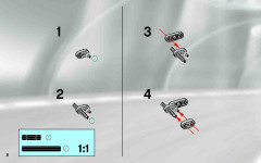 LEGO 8354 instructions page 8 – build guide