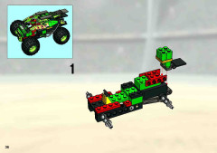 LEGO 8356 instructions page 36 – build guide