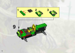 LEGO 8356 instructions page 8 – build guide