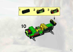 LEGO 8356 instructions page 9 – build guide