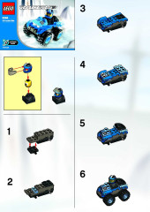 LEGO 8358 instructions page 1 – build guide