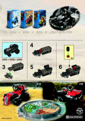 LEGO 8359 instructions page 2 – build guide