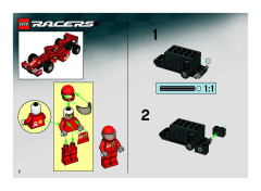 LEGO 8362 instructions page 2 – build guide