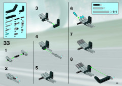 LEGO 8363 instructions page 65 – build guide