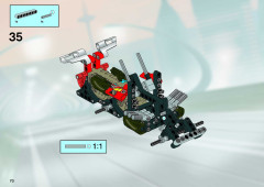 LEGO 8363 instructions page 70 – build guide