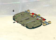 LEGO 8364 instructions page 103 – build guide