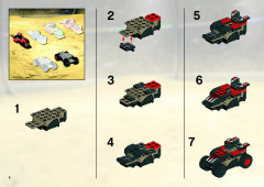 LEGO 8364 instructions page 6 – build guide