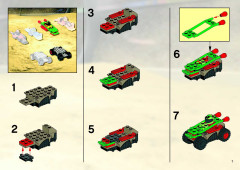 LEGO 8364 instructions page 7 – build guide