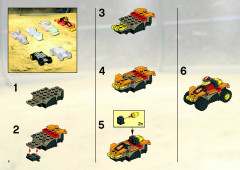 LEGO 8364 instructions page 8 – build guide