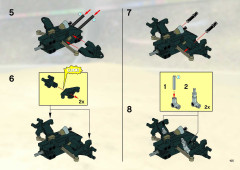 LEGO 8366 instructions page 105 – build guide