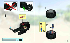 LEGO 8370 instructions page 35 – build guide