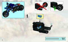 LEGO 8370 instructions page 4 – build guide