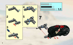 LEGO 8371 instructions page 8 – build guide