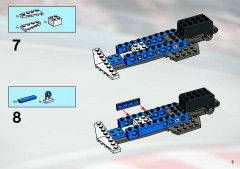 LEGO 8374 instructions page 5 – build guide
