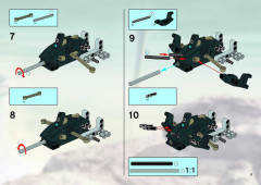 LEGO 8376 instructions page 9 – build guide