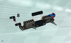 LEGO 8383 instructions page 20 – build guide