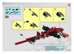 LEGO 8386 instructions page 21 – build guide