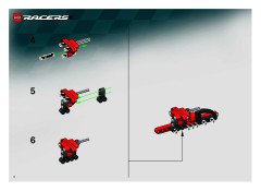LEGO 8386 instructions page 4 – build guide