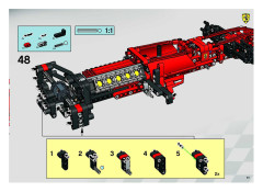 LEGO 8386 instructions page 61 – build guide