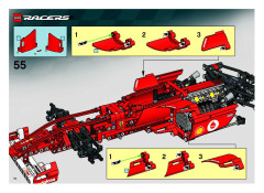 LEGO 8386 instructions page 72 – build guide