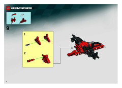 LEGO 8386 instructions page 8 – build guide