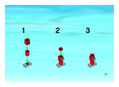 LEGO 8401 instructions page 13 – build guide