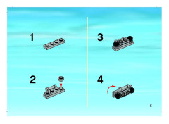 LEGO 8401 instructions page 5 – build guide
