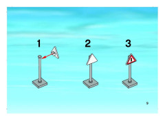 LEGO 8401 instructions page 9 – build guide