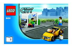 LEGO 8404 instructions page 1 – build guide