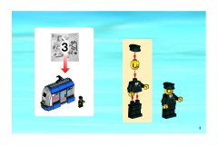 LEGO 8404 instructions page 3 – build guide