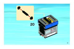 LEGO 8404 instructions page 41 – build guide