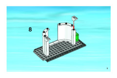 LEGO 8404 instructions page 9 – build guide