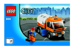 LEGO 8404 instructions page 1 – build guide