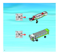 LEGO 8404 instructions page 2 – build guide