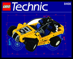 LEGO 8408 instructions page 1 – build guide