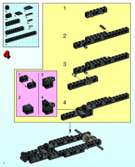LEGO 8408 instructions page 4 – build guide