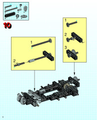 LEGO 8408 instructions page 8 – build guide