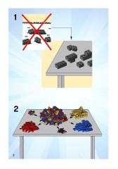 LEGO 8410 instructions page 2 – build guide