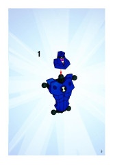 LEGO 8411 instructions page 3 – build guide