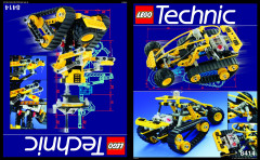 LEGO 8414 instructions page 1 – build guide