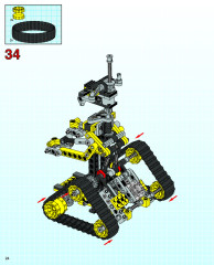 LEGO 8414 instructions page 24 – build guide