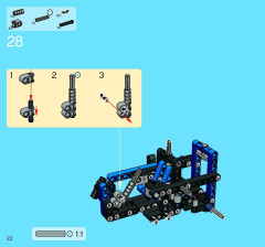 LEGO 8415 instructions page 22 – build guide