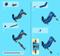 LEGO 8415 instructions page 25 – build guide