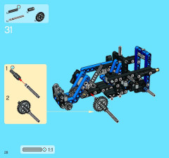 LEGO 8415 instructions page 28 – build guide