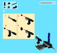 LEGO 8415 instructions page 5 – build guide